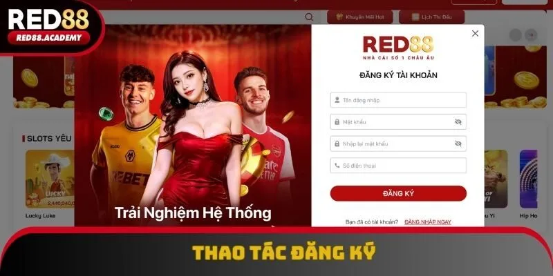 3 bước trở thành hội viên chính thức tại RED88