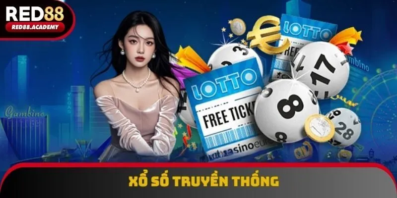 Thể loại xổ số RED88 truyền thống được nhiều hội viên yêu thích